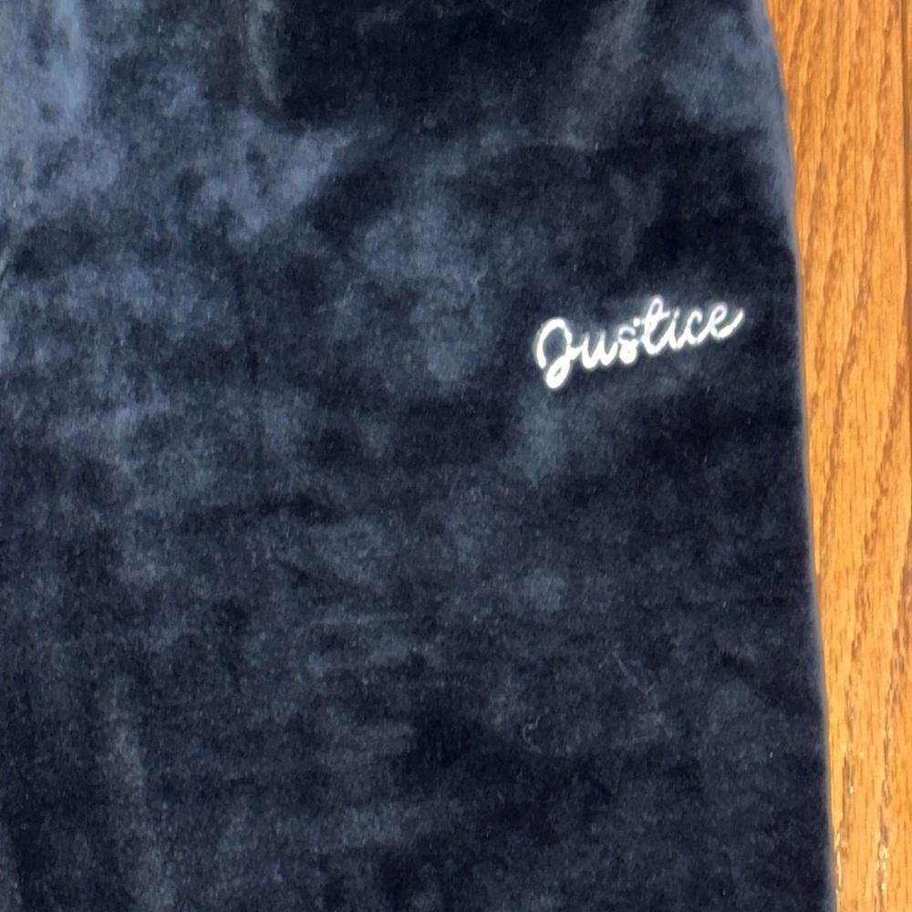 Justice Black and Purple Tie-Dye Joggers - Picture 2 of 7